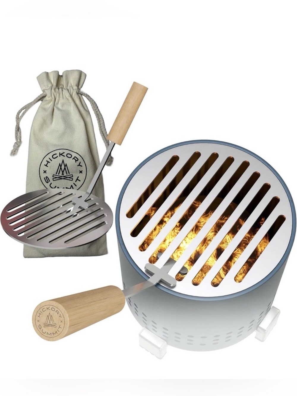 New: Grill Plate Solo Stove Mesa Stainless Steel Grate Fire Pit Hickory Summit